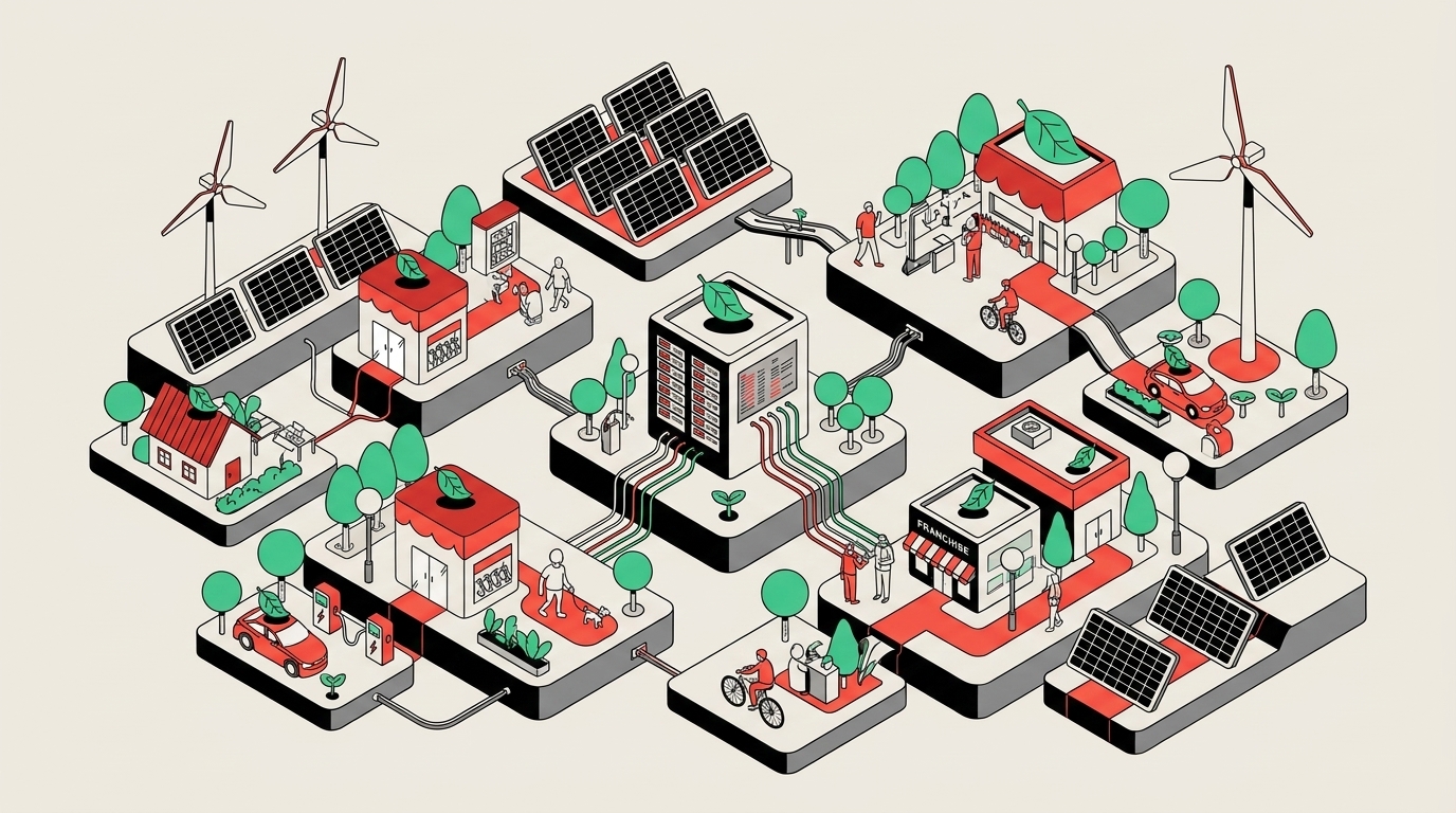 Como reduzir custo de energia renovável para franquias?